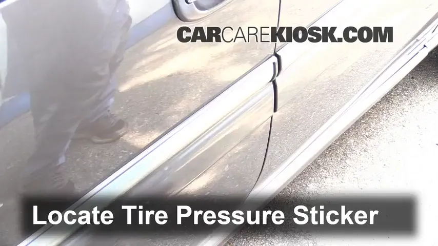 2005 Buick Terraza CX 3.5L V6 Tires & Wheels Check Tire Pressure